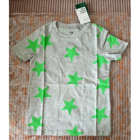 Boys T-shirt gray with stars