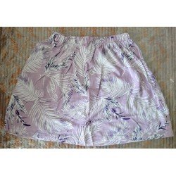 Skirt purple with palms
 Available sizes-146 (10 - 11 jr.)