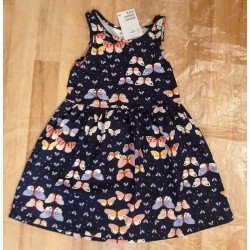 Children's dress with butterflies