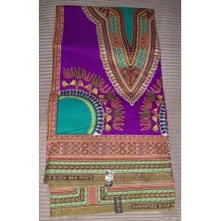 Clothing fabric purple African print