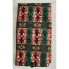 Kledingstof groen met voetprints African print