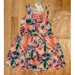 Children's dress with plants