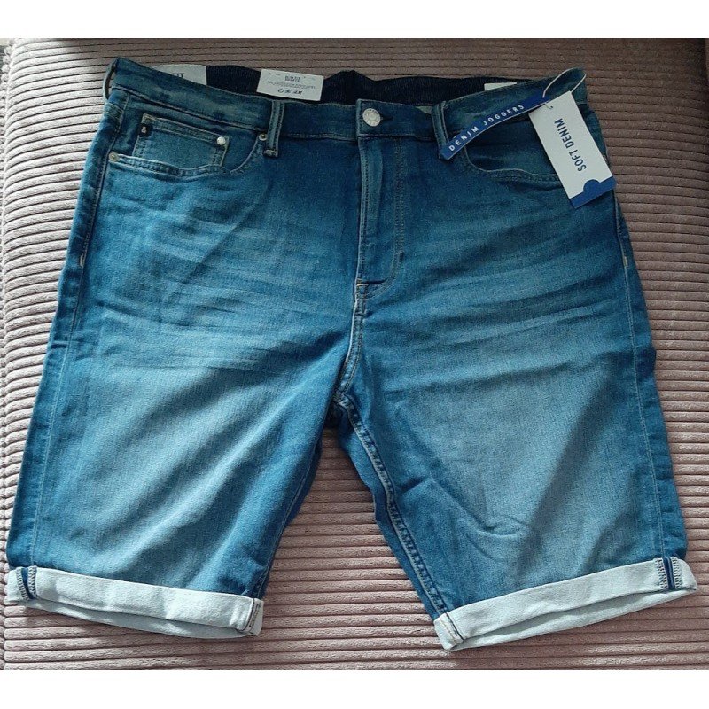 Men's shorts Soft Denim Slim Fit shorts/ knee pants