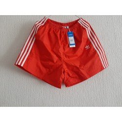 Women's pants - Adidas women's shorts red/white