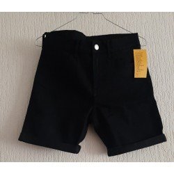 Jongensshort zwarte jeans