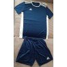 Men's set 2XL Adidas: T-Shirt and Short dark blue/white