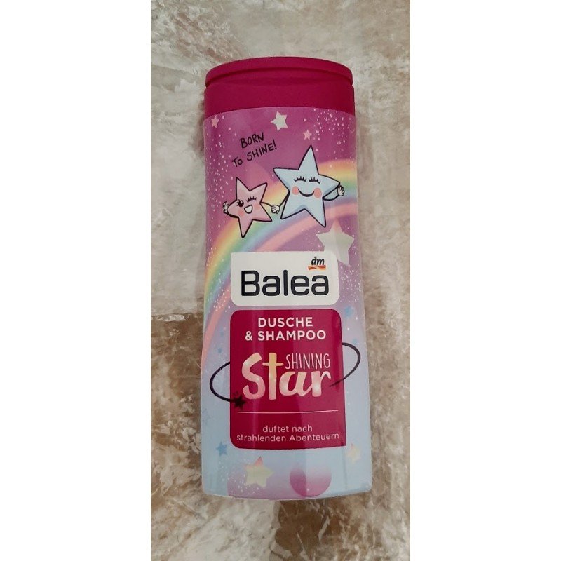 Balea Children's shower gel & shampoo Shining Star for girls