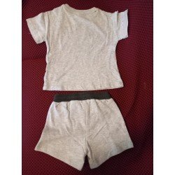 Boys set: T-shirt and Short gray Harvard