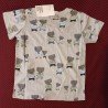 Boys T-shirt gray with baby elephant prints