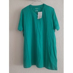 Heren T-shirt effen groen