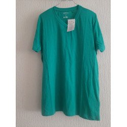 Heren T-shirt effen groen