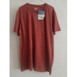 Men's T-shirt plain bordeaux