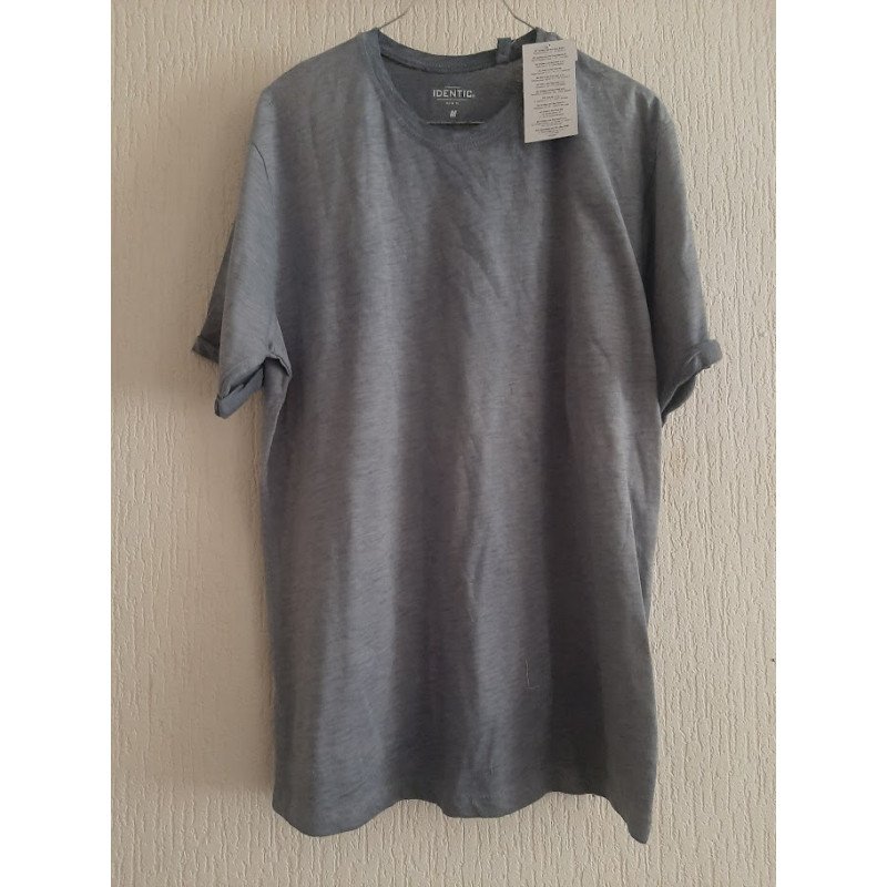 Men's T-shirt plain light blue