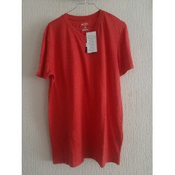 Heren T-shirt effen rood