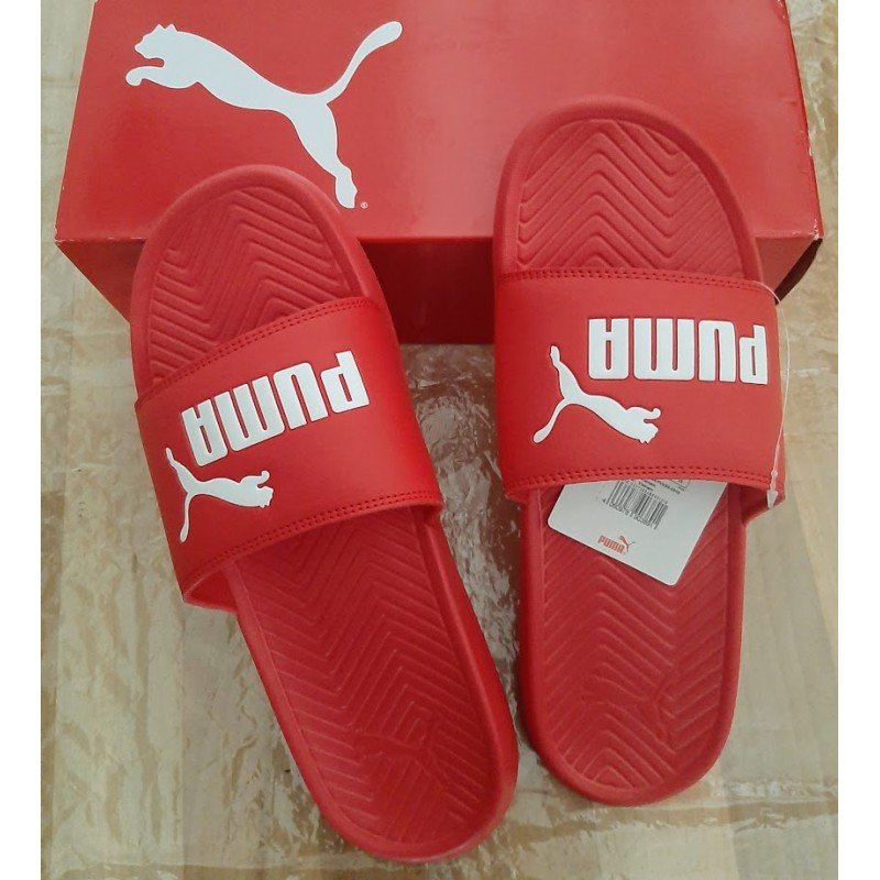 Herenslipper en damesslipper koraalrood PUMA