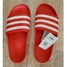 Men's slipper and women's slipper red / white Adidas Adilette Aqua