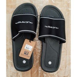 Men's slippers and women's slippers Rucanor black