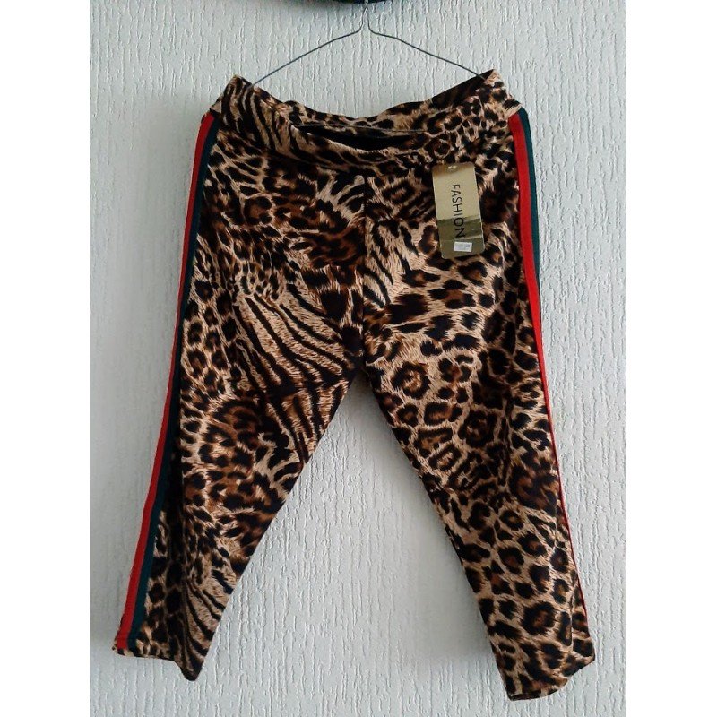 Ladies pants - Knee pants tiger print