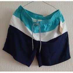 Men's Short colored blue / white