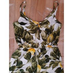 Ladies romper / Jumpsuit with leaves