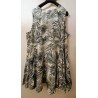 Ladies dress with palm leaves