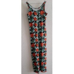 Ladies dress with red flowers