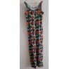 Ladies dress with red flowers