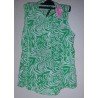 Blouse groen/ wit