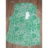 Blouse groen/ wit