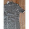 Ladies dress stretch gray