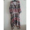 Maxi ladies dress colored / color print