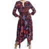 Maxi ladies dress colored / color print