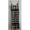 Ladies dress black / gray checkered