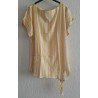 Blouse geel/wit gestreept