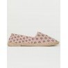 Damesschoen - Espadrilles roze/ gebloemd