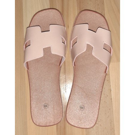 Ladies slipper light pink