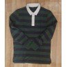 Polo shirt / Men's t-shirt striped long sleeves
